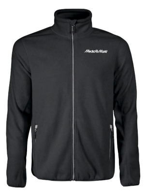 Herren Fleecejacke Rocket Schwarz